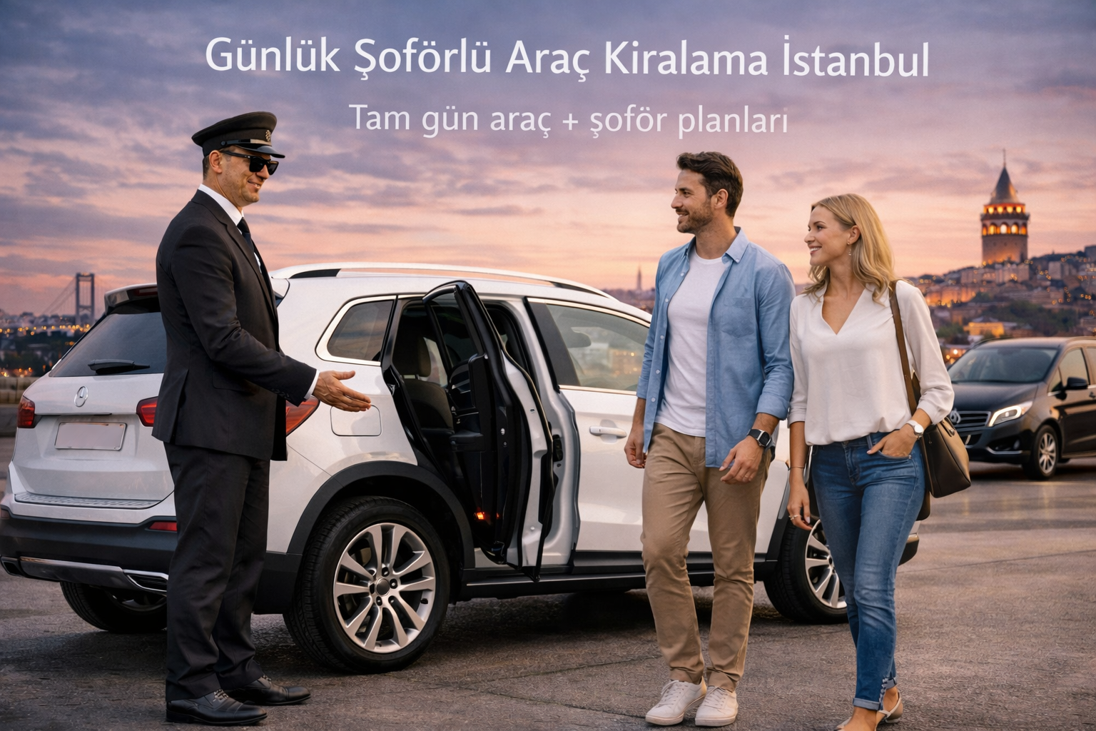 Günlük şoförlü araç kiralama İstanbul