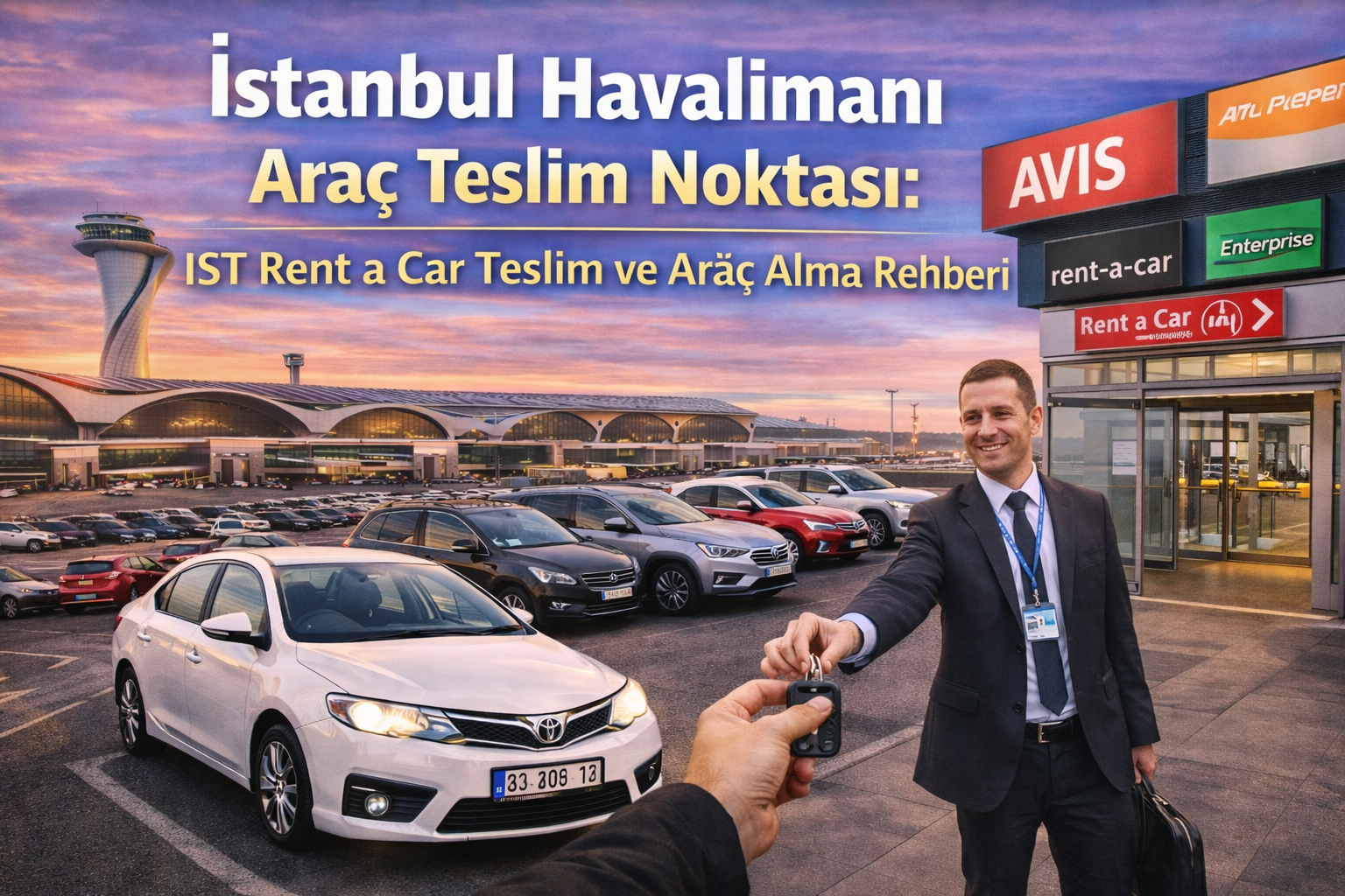İstanbul Havalimanı araç teslim noktası görseli